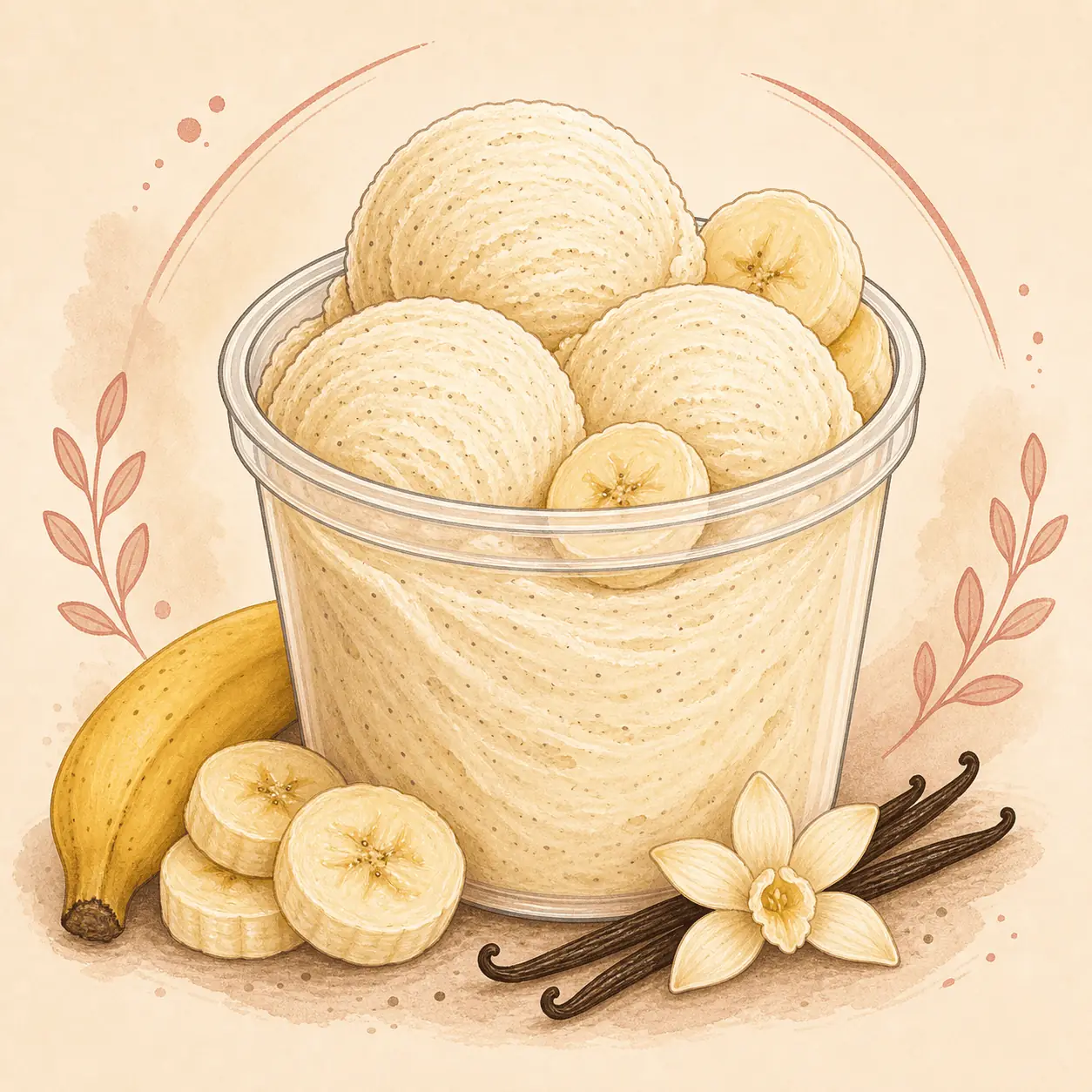 Bananeneis Rezeptbild