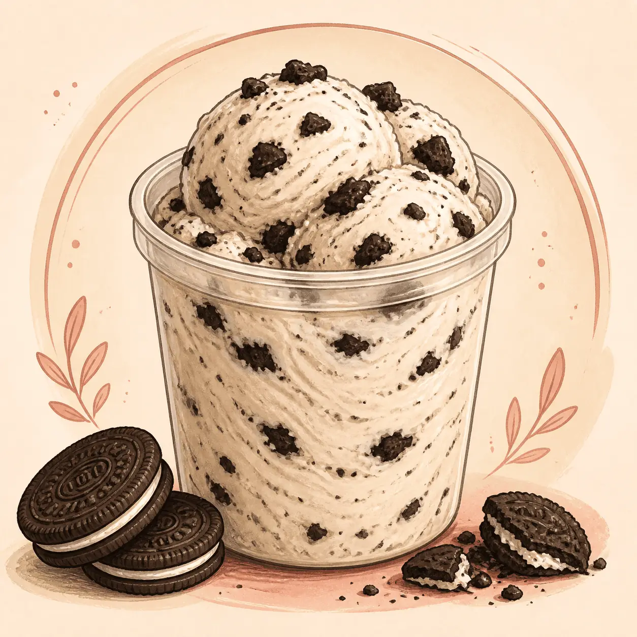 Oreo-Eis Rezeptbild
